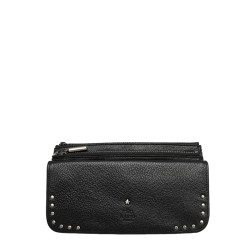 Mila Louise Odie L CC CL Portefeuille En Cuir De Vachette Noir
