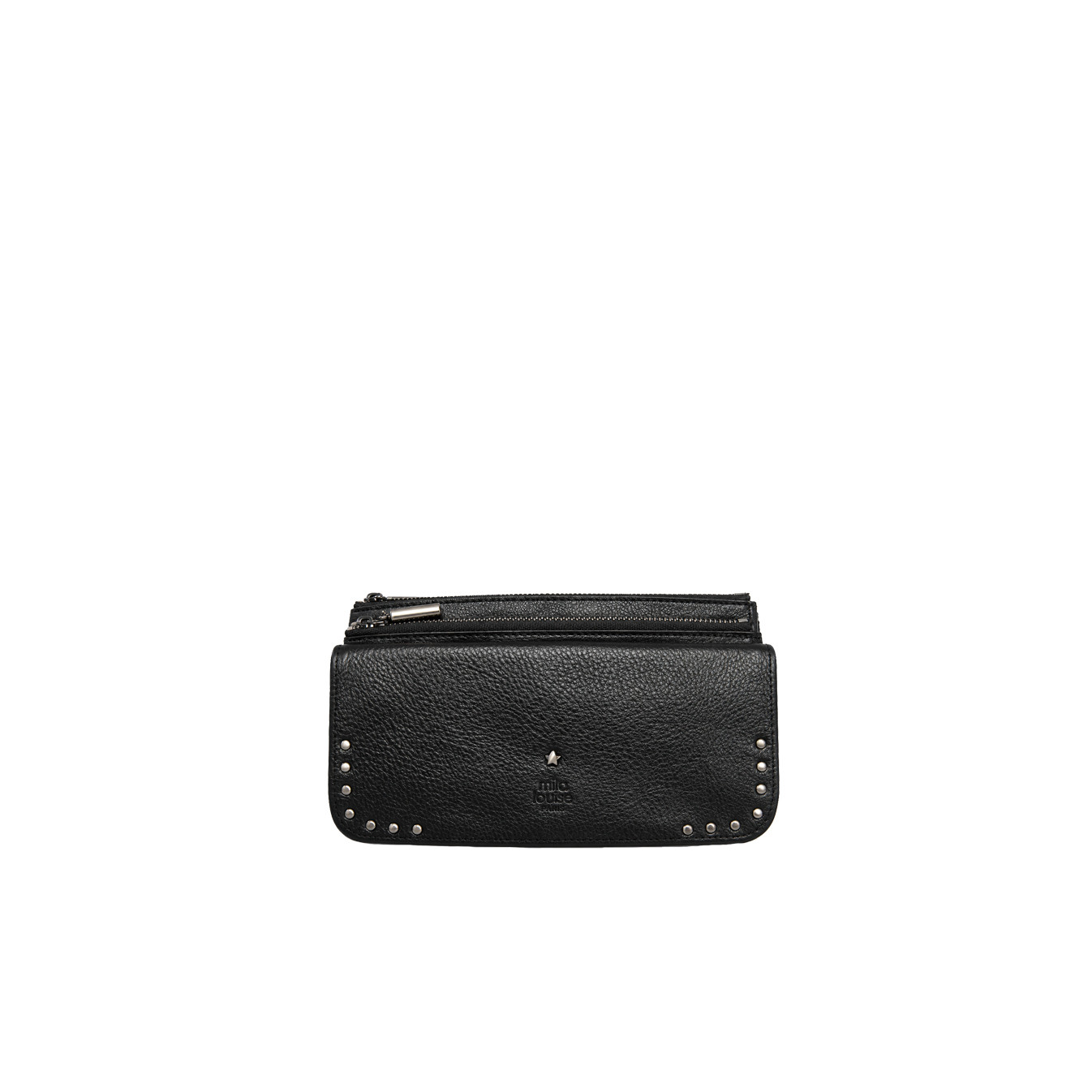 Mila Louise Odie L CC CL Portefeuille En Cuir De Vachette Noir