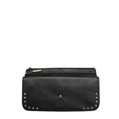 Mila Louise Odie L CC CL Portefeuille En Cuir De Vachette Noir
