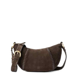 Biba Narrows Sac STrotteur En Cuir NAW3L Marron Oscuro