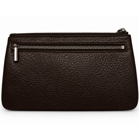 Mila Louise Odie L CC CL Wallet in Cowhide Brown Leather