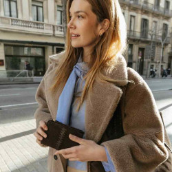 Biba Narrows Leather Wallet NAW4L Dark Brown