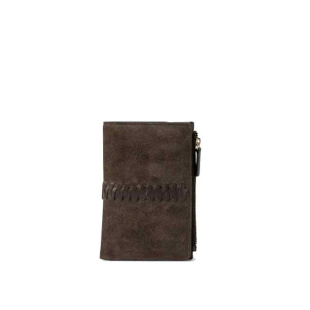 Biba Narrows  Portefeuille En Cuir NAW4L Marron Oscuro face