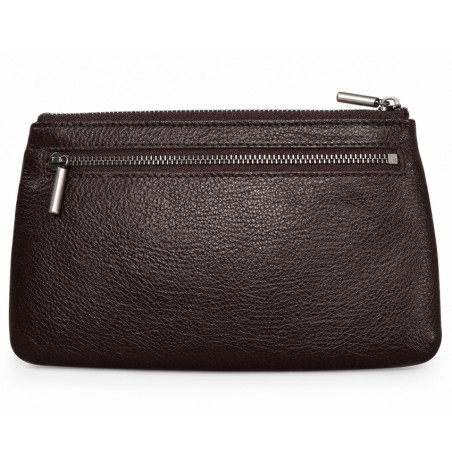 Mila Louise Odie L CC CL Wallet in Red Cowhide Leather