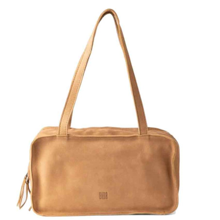 Biba New Blaine Shoulder Bag in Velvet Leather NEL1L