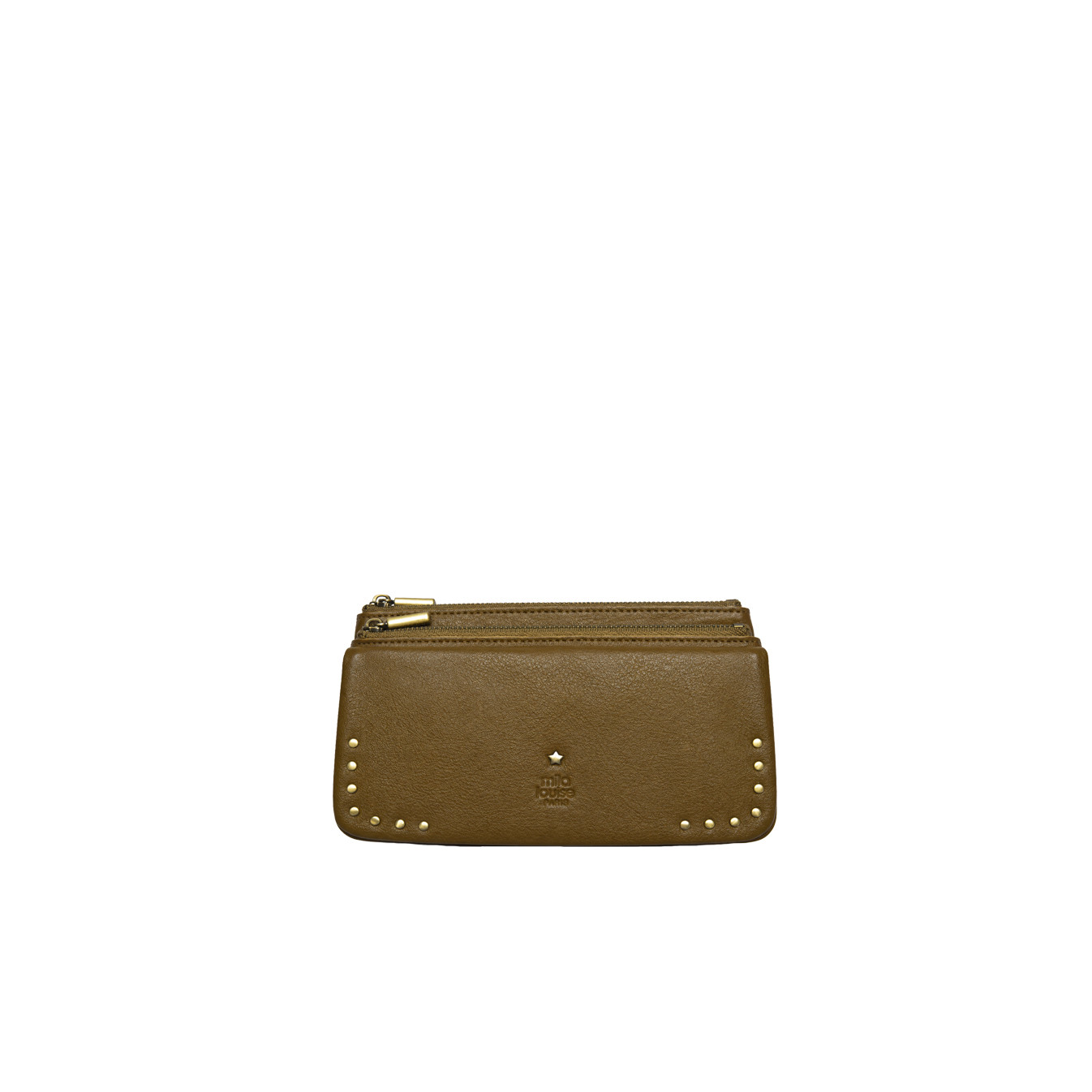 Mila Louise Odie L CC CL Wallet in Saddle Leather Ochre