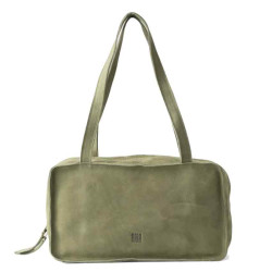 Biba New Blaine Sac Porté Epaule en Cuir Velours NEL1L Verde