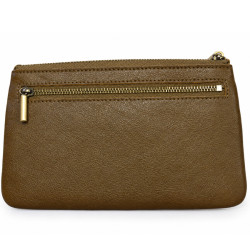 Mila Louise Odie L CC CL Wallet in Saddle Leather Ochre