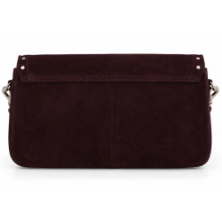 Mila Louise Odile VC Sac Porté Travers En Cuir & Détails Cloutés Rouge