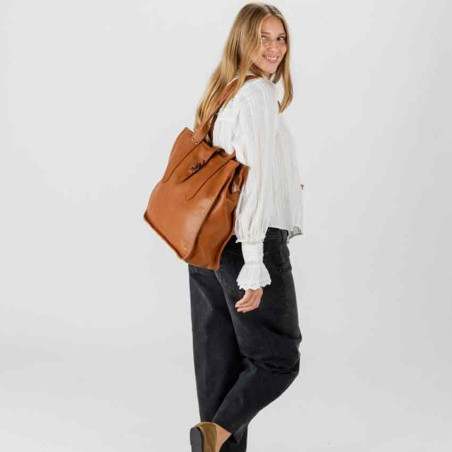 Biba Rushville Tote Bag Leather RUE1L Leather