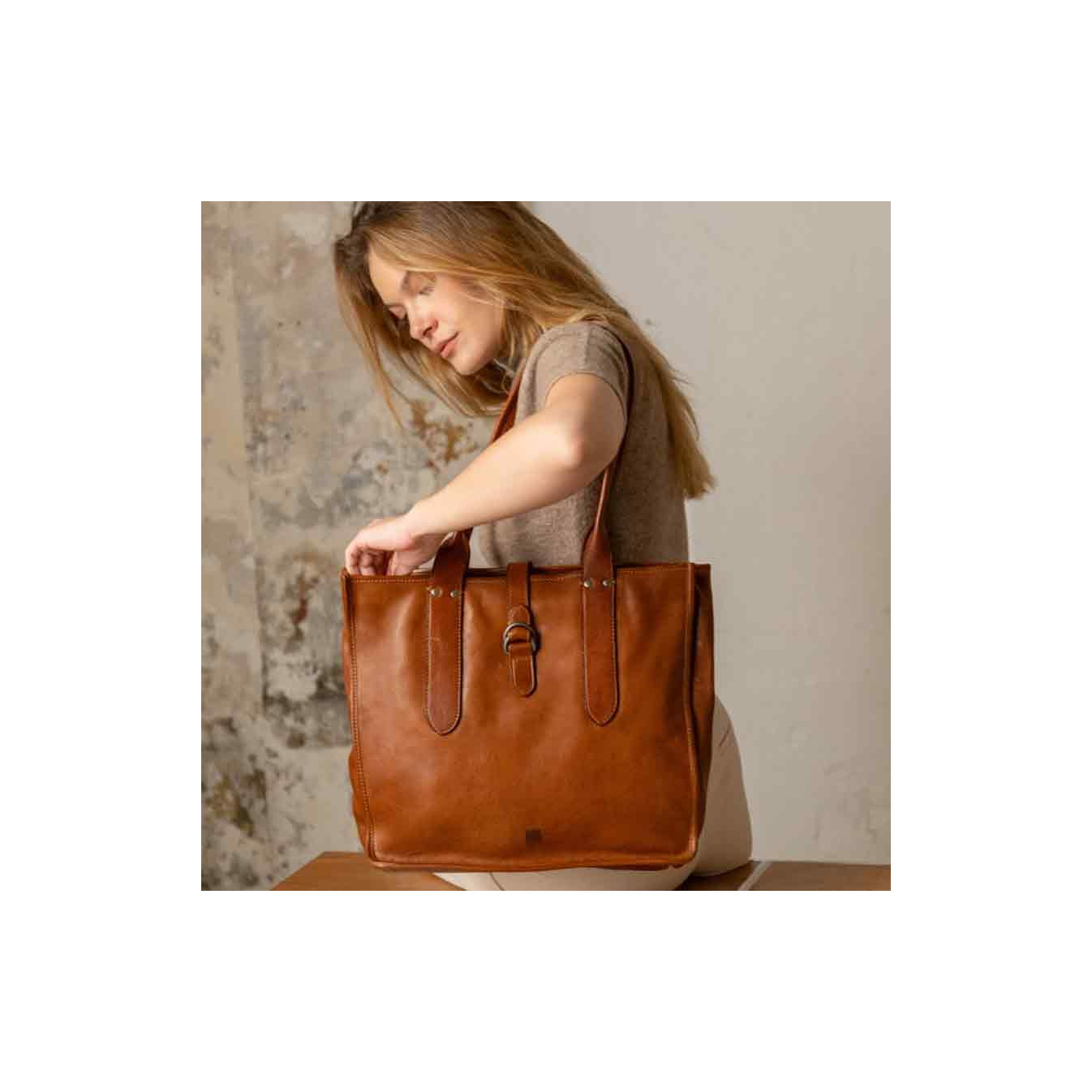 Biba Rushville Tote Bag Leather RUE1L Leather