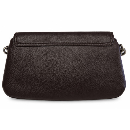 Mila Louise Odile CC Crossbody Bag in Grained Red Leather