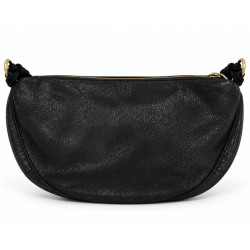 Mila Louise Ove GR Large Banana Bag Shiny Black
