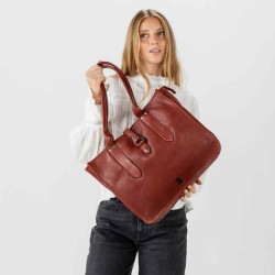 Biba Rushville Tote Bag Leather RUE1L Teja