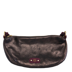 Mila Louise Ove GR Large Banana Bag Shiny Red Dark