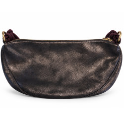 Mila Louise Ove GR Large Banana Bag Shiny Red Dark