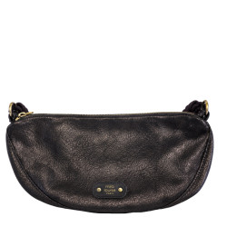 Mila Louise Ove GR Grand Sac Banane Brillant Gris Dark