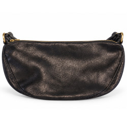 Mila Louise Ove GR Grand Sac Banane Brillant Gris Dark