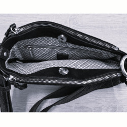 Mila Louise Noeli XS E1 Petit Sac Besace En Cuir Grainé Rouge