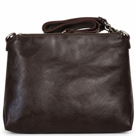 Mila Louise Noeli XS E1 Petit Sac Besace En Cuir Grainé Rouge