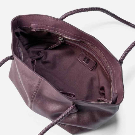 Biba Somerville Petit Cabas Baguette Cuir SOR2L Burdeos