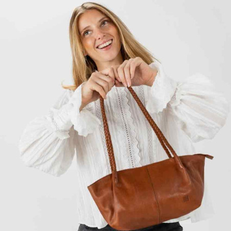 Biba Somerville Petit Cabas Baguette Cuir SOR2L Cuero