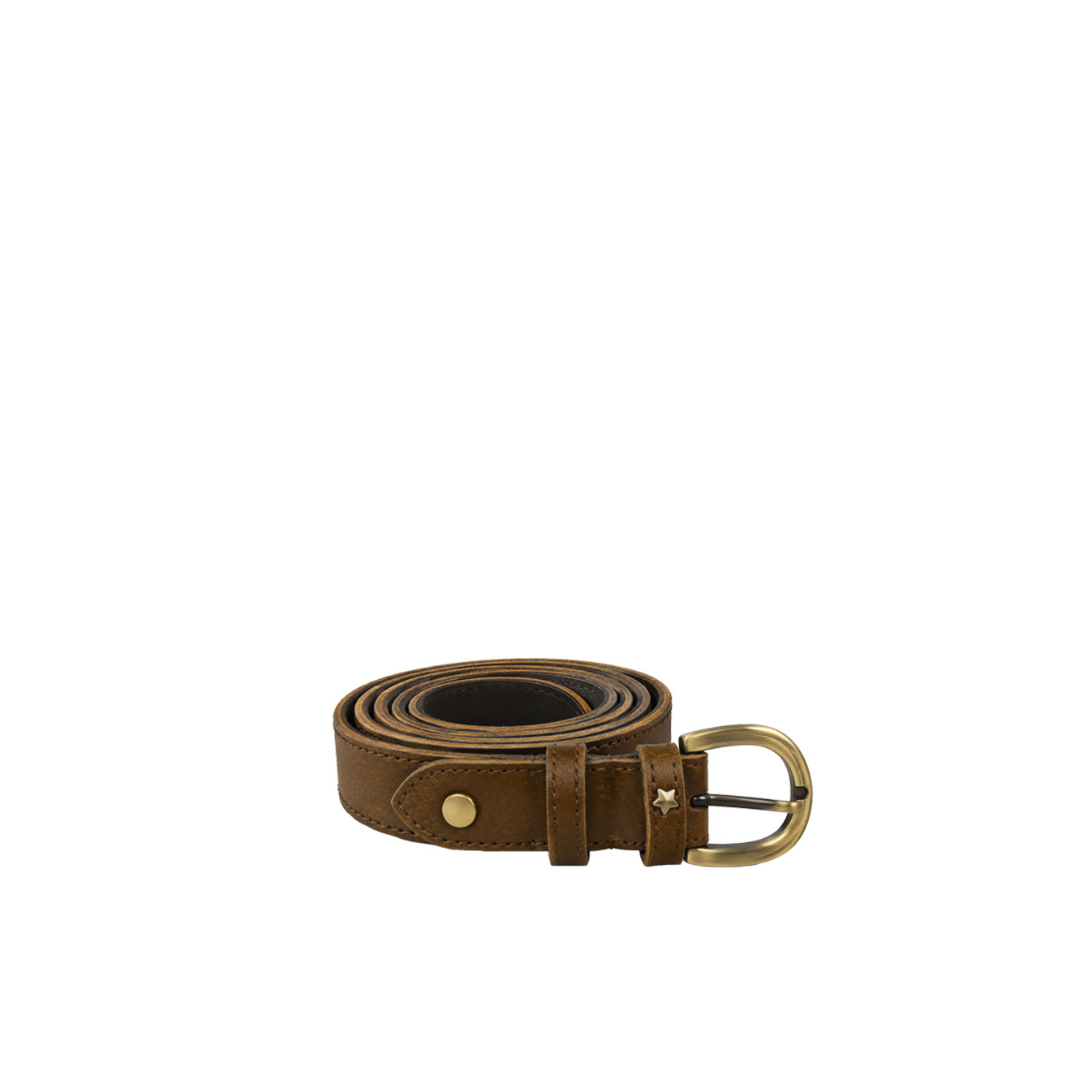 Mila Louise Pallas CC Ceinture En Cuir Ocre