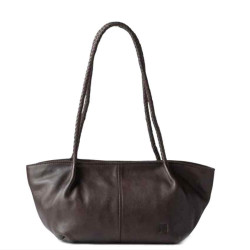 Biba Somerville Petit Cabas Baguette Cuir SOR2L Marron Oscuro