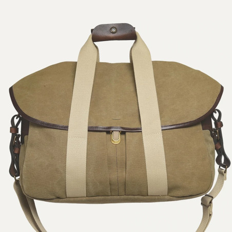 Bleu de Chauffe Business Musette Bag US Stonewashed Kaki US