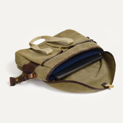 Bleu de Chauffe Business Musette Bag US Stonewashed Kaki US