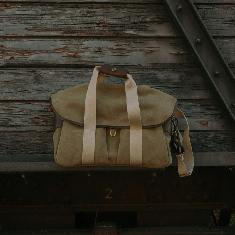 Bleu de Chauffe Business Musette Bag US Stonewashed Kaki US