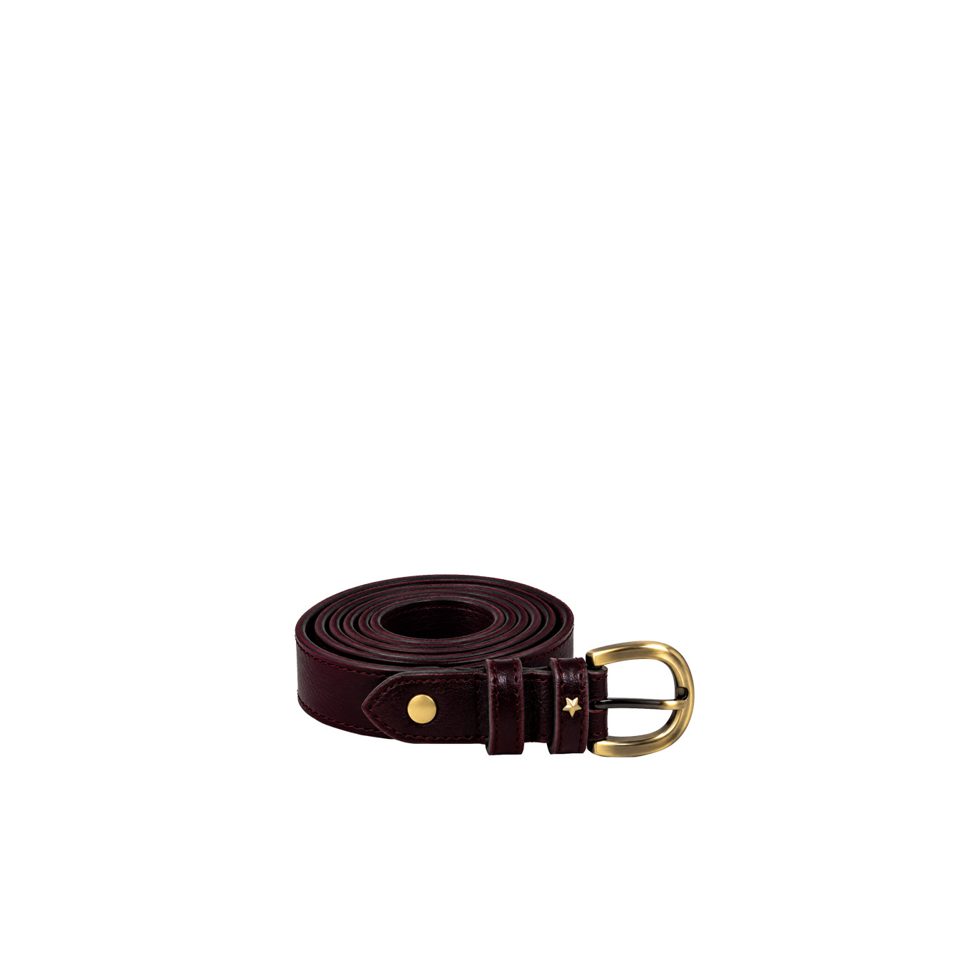 Mila Louise Pallas X Leather Belt Red