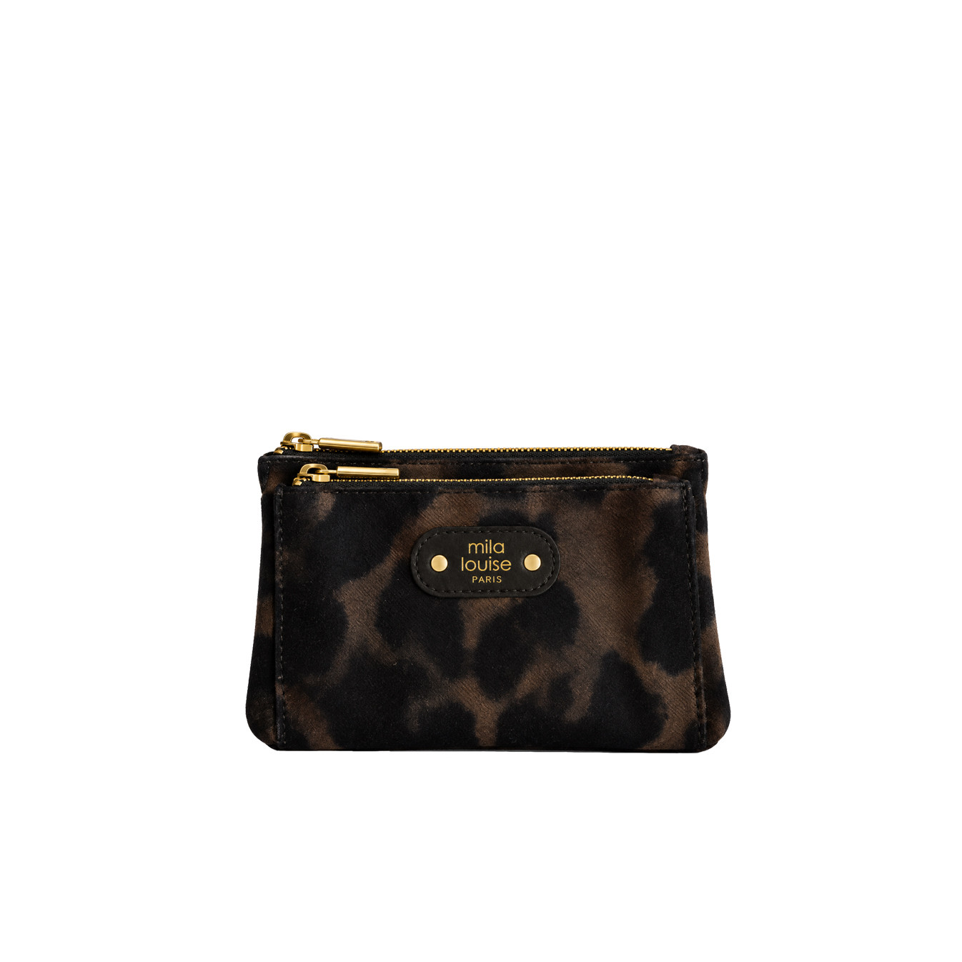 Mila Louise Paloma LP3 Leopard Kaki Dark Coin Purse