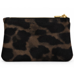 Mila Louise Paloma LP3 Porte-Monnaie Léopard Kaki Dark