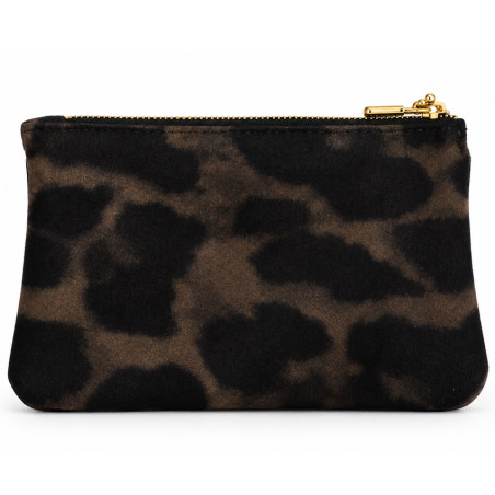 Mila Louise Paloma LP3 Leopard Kaki Dark Coin Purse
