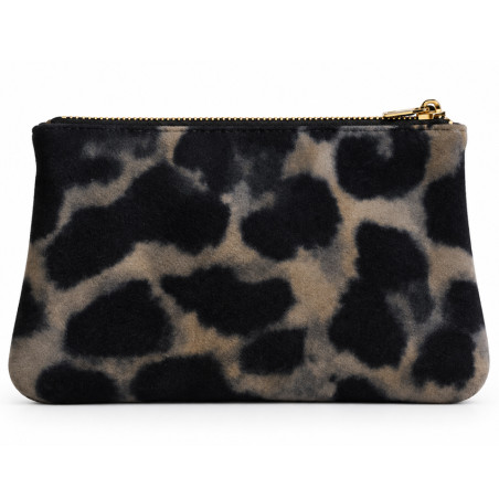 Mila Louise Paloma LP3 Porte-Monnaie Léopard Noir dos