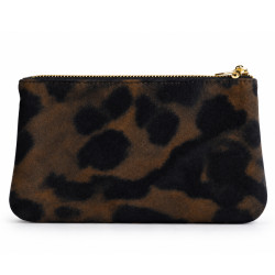 Mila Louise Paloma LP3 Coin Purse Leopard Brown Dark
