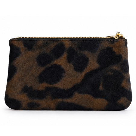 Mila Louise Paloma LP3 Coin Purse Leopard Brown Dark
