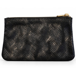 Mila Louise Paloma PT4 Coin Purse Croco Dark Grey
