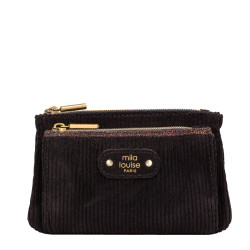 Mila Louise Paloma VFR2 Zippered Coin Purse Corduroy & Shiny Effect...