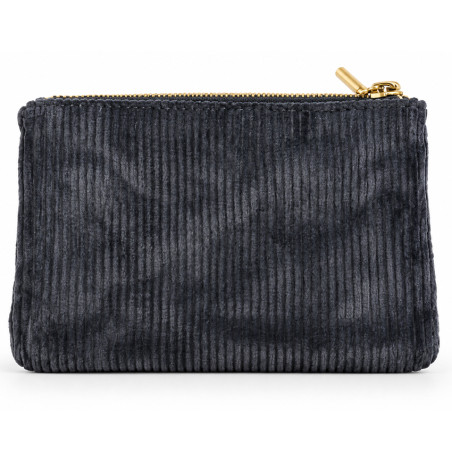 Mila Louise Paloma VFR2 Zippered Coin Purse Corduroy & Shiny Effect...