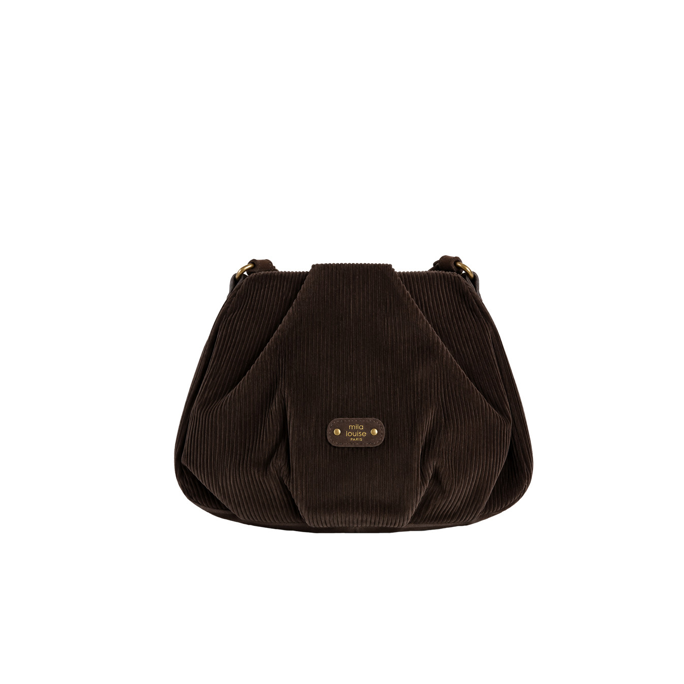 Mila Louise Priscille VFR2 Shoulder Bag in Waffle Velvet