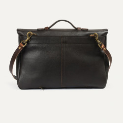 Bleu de Chauffe Charles Laptop Bag in Leather Brown