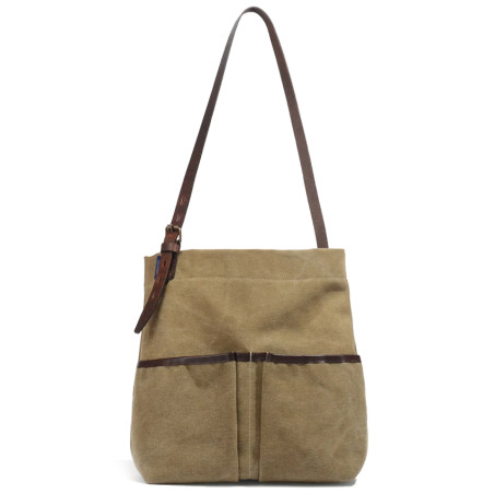 Bleu De Chauffe Gombe Sac Besace en Toile US Kaki