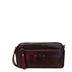 Mila Louise Tata XS CC Petit Sac Trotteur En Cuir Grainé Rouge