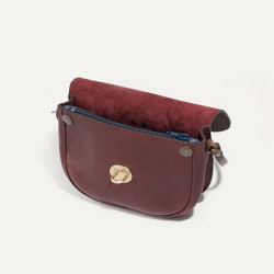 Bleu de Chauffe Mini Sac Postier Java Tourbe ouvert 2