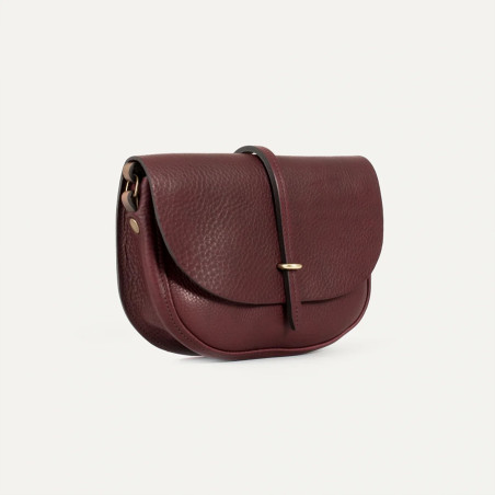 Bleu de Chauffe Mini Sac Postier Java Tourbe cote