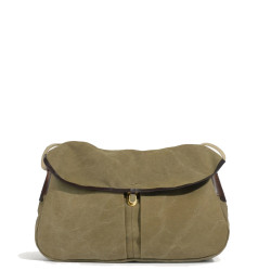 Bleu De Chauffe Léon Sac Besace En Toile Kaki US