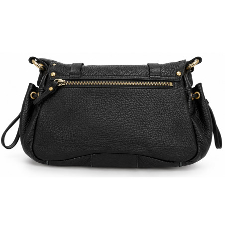 Mila Louise Tess C1 CL Sac Besace Cloutés En Cuir Noir dos