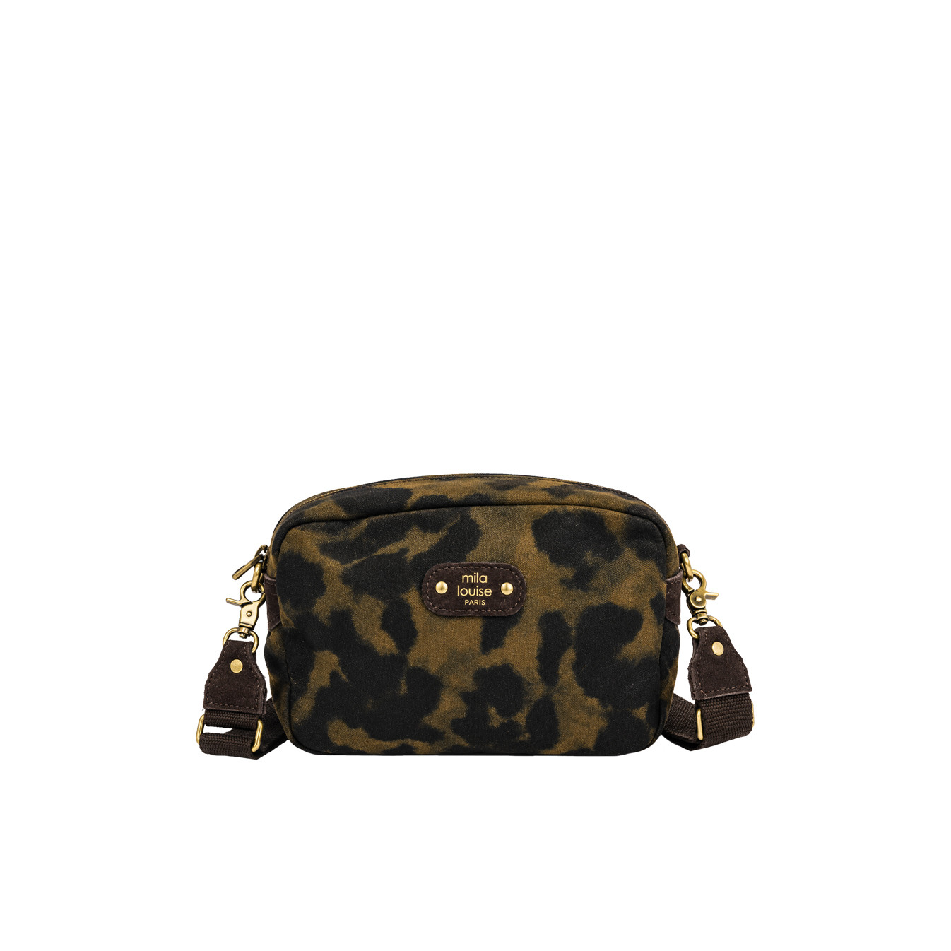 Mila Louise Trott L LP3 Sac Trotteur Léopard Brun Dark